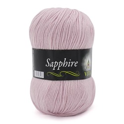 Sapphire 1518 45%шерсть(ластер) 55%акрил 100г/250м(Германия),  нежн.розовый