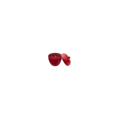 VINTER 2021 ВИНТЕР 2021, Ароматическая свеча, в форме яблока/Зимние яблоки красный, 9 см