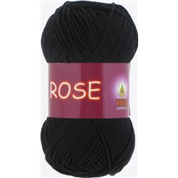 Rose 3902 100%хлопок двойн.мерсер-ции 50г/150м (Индия),  черный