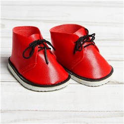 Ботинки для куклы 7, 5см красный 3495208