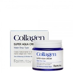 FarmStay Collagen Super Aqua Cream Увлажняющий крем с коллагеном, 80 мл