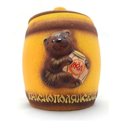 Керамический горшок с мёдом «Краснополянский» 550 гр