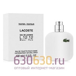 ТЕСТЕР Lacoste "Eau De Lacoste L.12.12 Blanc - Pure EDT" (ОАЭ) 100 ml