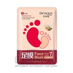 Bioaqua маска-носочки для ног с медом (1 пара)