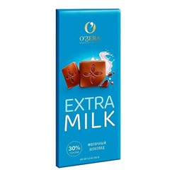 Шоколад О'zera молочный Extra milk 90г