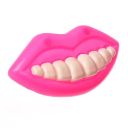 Свисток «Губы с зубами», цвета МИКС
