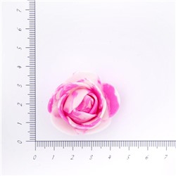 Головки цветов Роза мраморная 35мм 25шт SF-3006 фукси 15-820