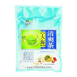 Китайский элитный чай Gutenberg Ба Бао Ча (Восемь сокровищ синий) с паньдаха. 12* 20 г