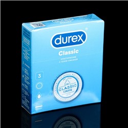 Презервативы Durex Classic, классические, 3 шт