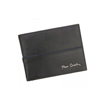 Pierre Cardin TILAK38 8806 RFID чёрный-синий кошелёк муж.