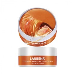 Lanbena Vitamin C Hydra-Gel Eye Patches Гидрогелевые патчи для глаз с витамином С, 60 шт