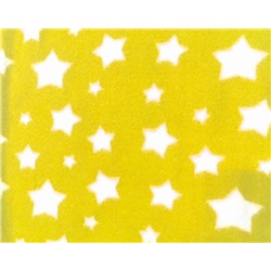 Трикотаж Флис звезды 190 50х50см желтый 28880