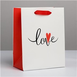 Пакет ламинированный вертикальный «Love», MS 18 × 23 × 10 см