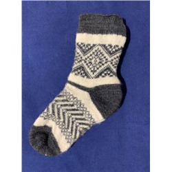 Мужские носки вязаные «Зимняя имитация»