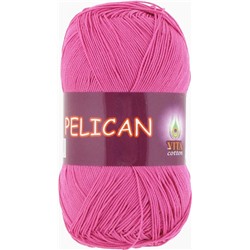 Pelican 4009 100%хлопок двойной мерсеризации 50г/330м (Индия),  т.розовый