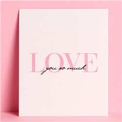 Открытка-инстаграм "LOVE" 8,8 х 10,7 см