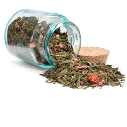 Чай зелёный «Клубника со сливками» 100 гр