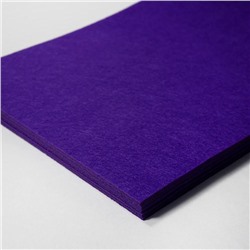 Фетр Набор KD015 20х30см 10 листов фиолетовый