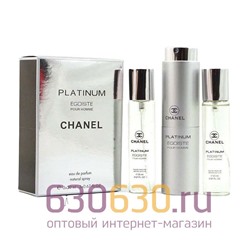 Chanel "Platinum Egoiste Pour Homme" 3 х 20 ml