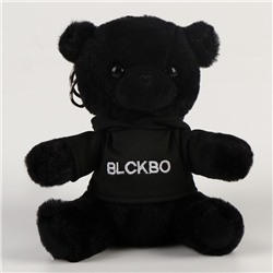 Мягкая игрушка «Чёрный медведь» на брелоке, 15 см