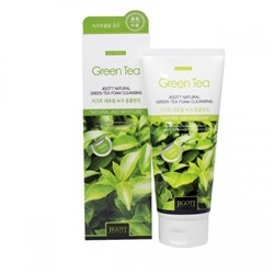 Jigott Natural Green Tea Foam Cleansing Пенка для умывания с зеленым чаем, 180 мл