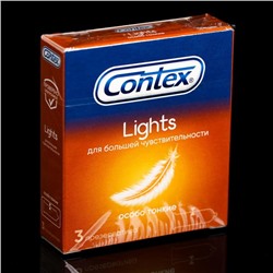 Презервативы Contex Lights, особо тонкие, 3 шт