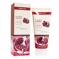 FarmStay Pomegranate Pure Cleansing Foam Пенка для умывания с гранатом, 180 мл