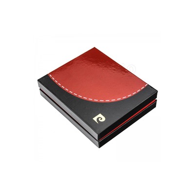 Pierre Cardin TILAK30 8806 чёрный-красный кошелёк муж.