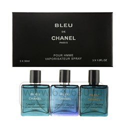 Подарочный набор Chanel "Blue De Chanel" 3x30 ml