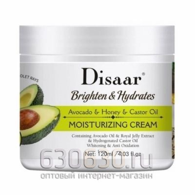 Крем для лица и тела Disaar Avocado & Honey & Castor Oil Moisturizing Cream 120мл