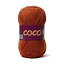 Coco 4336 100%мерсеризованный хлопок 50г/240м (Индия),  терракот