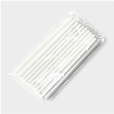 Форма силиконовая для леденцов Доляна «Сладость», 6×6×1,8 см, 8 ячеек, с палочками, цвет бирюзовый