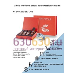 Подарочный набор Gloria Perfume "Show Your Passion" 4 x 15 ml
