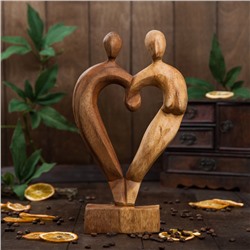 Сувенир дерево "Пара Сердце" 30х16х4 см