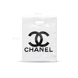Пакет полиэтиленовый Chanel, 41х29 cm