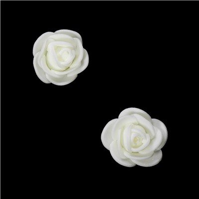 Головки цветов Роза мелкая 25мм 25шт SF-2097 кремовый 15-504