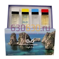 Парфюмерный набор Dolce & Gabbana "Light Blue" 4*30 ml