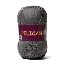 Pelican 4011 100%хлопок двойной мерсеризации 50г/330м (Индия),  серый