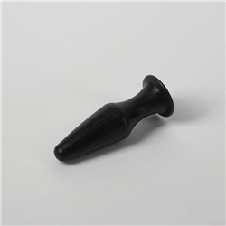 Анальная пробка Sitabella Comfort, PVC, 10,6 х 2,9 см, чёрный