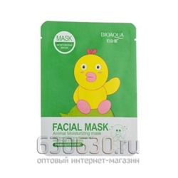 Тканевая маска с коллагеном и экстрактом граната Bioaqua "Facial Mask Animal" (Утка) 30g