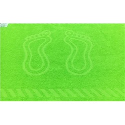 Махровое полотенце "Ножки-салатовый"