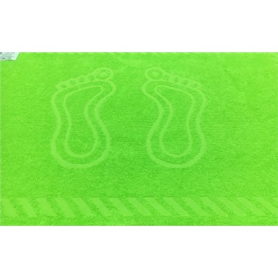Махровое полотенце "Ножки-салатовый"