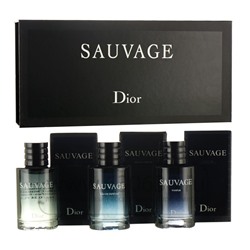 Подарочный Набор Christian Dior Men "Sauvage" 3 в 1