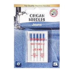 Иглы Organ джинсовые №90-100 5шт (блистер)