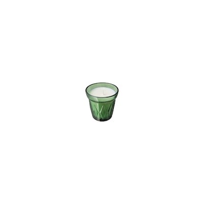 VINTER 2021 ВИНТЕР 2021, Ароматическая свеча в стакане, Сосновая хвоя и мох/темно-зеленый, 8 см