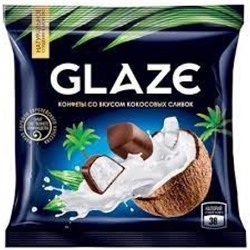 Конфеты Глэйс со вкусом кокосовых сливок 500 гр /1 уп