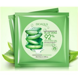 Тканевая маска Bioaqua Soothing & Moisture Aloe Vera 92% Soothing Gel, 30 гр