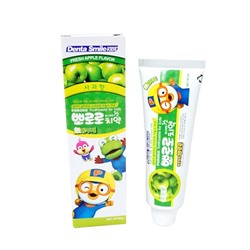 Детская зубная паста с ароматом яблока Pororo Toothpaste For Kids Apple, 80 мл