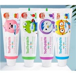 Детская зубная паста с ароматом фруктов Pororo Toothpaste For Kids Clean&Refresh Mixed Fruits, 80 мл