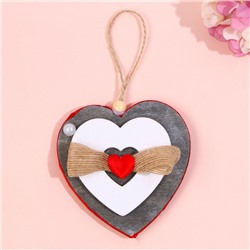 Подвеска деревянная «Сердце»